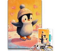 Baby Penguin Adult Jigsaw Puzzles 2000 Pieces,Staycation Kill Time Every Piece Is Unique - Challenging Family Fun Game 70x100cm