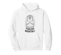 Baby Penguin Cute Evil Villain Foolish Mortal Meme Pullover Hoodie
