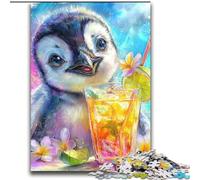 Baby Penguin Jigsaw Puzzles for Adults Teenagers Jigsaws Puzzle, Family Game Stress Reliever Difficult Challenge Great Gifts And Toys (70x100cm)