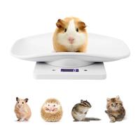 Baby & Pet Digital Scale with Detachable Tray, 10kg Capacity & 1g Precision - Auto-Lock/Tare Function, Large LCD Display for Infants, Toddlers & Small Pets, Ideal for Home & Nursery Use