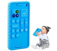 Baby Phone Teething Toys for Babies 0-3, 0-6, 6-12 Months | Soft Silicone Cell Phone Teethers Toys | Fidget Toys 0-6 Months | Infant Teether for Breastfeeding Baby Boy Girl
