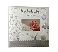 Baby First Photo Album 4x6'' 200 PhotoS Memo White Unisex Birthday Christening