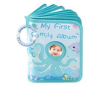 Baby Photo Album,First Family Memory Book - Octopus-Themed Holds 4X6Inch Photos Soft Cloth Album for Girl Boy Parents Home Kids Grandparents