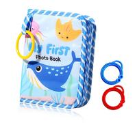 Baby Photo Album,First Year Memory Album Dinosaur Baby Memory Books Babies Photo Book Albums My First Year Photo Album Soft Cloth Album for Family Newborns Toddlers Babies Shower