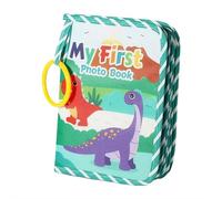 Baby Photo Album, My First Photo Book, Baby Photo Album Soft Book, Kids Memory Book for Family Newborns Shower Party Favors (Dinosaur)