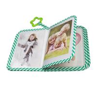 Baby Photo Album Soft Cloth - Giraffe Family First Photo Book For & Kids, Holds 4x6 & 5x7 Pictures, Baby Shower, Memory Book,