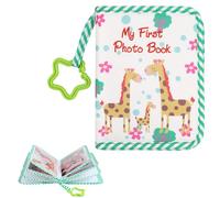 Baby Photo Album,Soft Cloth Baby Photo Album,My First Photo Album for Baby,Photo Album My First Family Album,Cute Giraffe Photo Album,Easy to Clean Suitable as a Gift for Babies and Toddlers