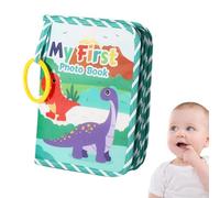 Baby Photo Albums | Cloth 6X8Inches Baby Picture Book Photo Albums | First Year Dinosaur Themed Album Book Soft Safe Baby Toys for Baby & Toddler