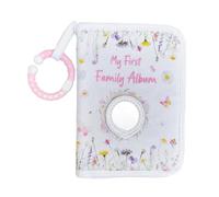 Baby Photo Book, Babys First Photo Album, Family Memory Book, Soft Cloth Design, Dustproof Pockets, Compact And Lightweight, 14x18cm, For Keeping Memory