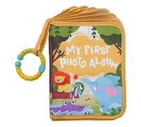 Baby Photo Book | Holds 17 Photos 10 x 15 cm, Souvenir with Secure Mirror, Lion Design, Home Decoration, Mum Gift