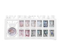 Baby Photo Frame My First Year Photo Moments Baby Keepsake Frame Newborn Monthly Photo Frames 12 Month Photo Frame Record Baby's First Year Baby Gifts