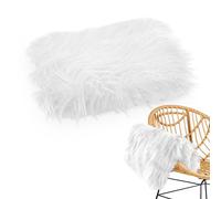 Baby Photo Shoot Props White Fur Blanket - White Baby Blanket for Baby Girl Photoshoot Props Baby Boy Shower Photo Props Newborn Boy Photo Accessories - Faux Fur Blanket Baby Photoshoot Props Babyfur