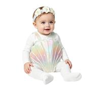Baby Photo Shoot Seashell Gear Celebration for Birthday White 6-9 Months