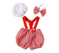 Baby Photography Costume Clothing Hat Pants Tie Outfit Newborns Photography Props Photo Clothes
