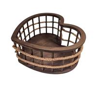 Baby Photography Furniture Photo Posing Heart Shaped Basin Newborn Photo Props Decorations Photo Basket Photo Backdrop