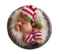 Baby Photography Props Photography Outfits Newborn Costume Christmas Clothes Hat Leggings (Green), Green, M