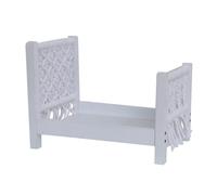 Baby Photoshoot Props Newborn Photography Bed Woven Photo Background Wood Bed for Infant Photo Studio Posing Accessories
