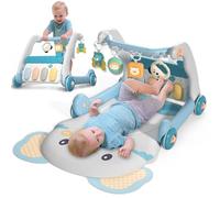 Baby Piano Play Mat Activity Gym and Activity Center Gym, 2 in 1 (Blue)