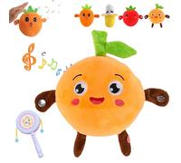 Baby Piano Toys with Metronome Sounds, Interactive Toys Banana Plush for Kids, Touch-Sensitive Musical Fruit Doll, Educational Body-Sensing Rhythm Gift for Boys and Girls (A)