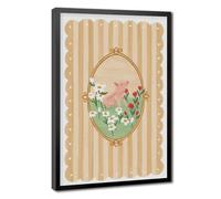 Baby Pig Wall Art, Cottage Core Piglet Art Print Canvas Poster Bedroom Decor Landscape Office Room Decor Gift 8" L X 12" W