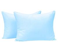 Baby Pillowcase - Plain Pillow Cases, Toddler Pillows 100% Cotton Pillowcases - 2 Pack Baby Pillow Cover for Boys & Girls Bedding, Kids Travel Pillowslip 40 x 60cm, Infant Pillowcase - Crib Bed