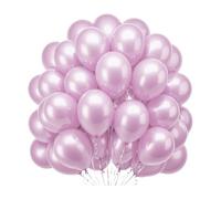 Baby Pink 10" Latex Balloons - Helium-Grade Plain Balloons for Birthday Parties, Weddings, Baby Showers, Valentine's Day, Christmas & Event Decorations - Versatile Party Supplies - 100 Pcs