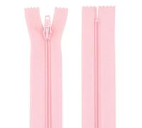 Baby Pink 12 Inch 30.5 cm Nylon Dressmaking Zip, Closed End, Size No #3, Auto Lock Pull, Standard Sewing & Craft Zipper - Perfect for Clothes, Bags, Cushions, Pockets & More - Giddy Square