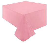 (Baby Pink, 4pcs) Time to Sparkle 4.5x9ft Plastic Tablecloth Cover Rectangle Home Wedding Unique Wipe Clean Party Event Christmas