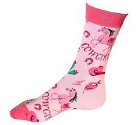 Baby Pink Cowgirl Horses, Hats, Boots & Cacti Pony Club Ladies Socks One Pair Multicoloured 4-8 UK