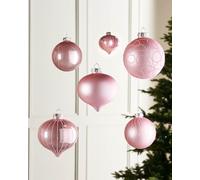 Baby Pink Glass Baubles