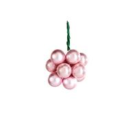 Baby Pink Glass Berry Cluster Baubles