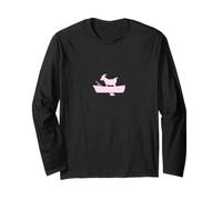 Baby Pink Goat in a Boat Long Sleeve T-Shirt