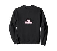 Baby Pink Goat in a Boat Sweatshirt