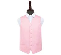 Baby Pink Plain Satin Wedding Waistcoat - 48"