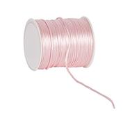 Baby Pink silk rattail cord 2mm x 2 Metres cut from roll