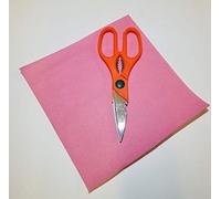 Baby Pink Sticky Back Self Adhesive Acrylic Felt Sheet 225mm x 225mm 9" x 9"