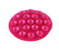 Baby Place Mats, Baby Kids Magic Suction Mat Double Sided Suckers Anti Slip Placemat with Soft Material Strong Suction for Table Wall(Rose Red)