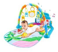 Baby Play Gym - 5 in-1 Colorful Baby Activity Mat | Gym Mat for Floor with Music and Lights | Non-Slip playmatss, Early Sensory Exploration, Piano Tummy Time Activity Toys Months New Born Toddler