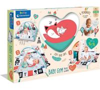 Clementoni 17319, Black And White Musical Play Mat For Babies With Soft Toys, 0 Months Plus