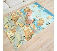 Baby Play Mat 120x180x1cm - Tummy Time Mat - XXL Large Size Baby Play Gym - Foldable Play Mat - Waterproof Foam Baby Play Mat Floor Mat for Kids Toddlers Children - Baby Mats for Floor Play