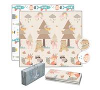 Baby Play Mat 150x180x1cm - Tummy Time Mat - XXL Large Size Baby Play Gym - Foldable Play Mat - Waterproof Foam Baby Play Mat Floor Mat For Kids Toddlers Children - Baby Mats For Floor Play