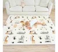Baby Play Mat 180x200x1.5cm - Tummy Time Mat - XXL Large Size Baby Play Gym - Foldable Play Mat - Waterproof Foam Baby Play Mat Floor Mat For Kids Toddlers Children - Baby Mats For Floor Play