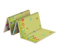 Baby Play Mat 71x40 Foldable 2 Side Play Mat, Safe Eco-Friendly PE Foam Pad for Kids Waterproof Anti-Slip Crawling Baby Floor for Toddlers, Style 1