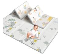 Baby Play Mat, 79" x71"x0.6" Foldable Kids Playmat,Baby Crawling Mat, Non-Slip, Waterproof, Double-Sided Playpen Mat,Large Baby Activity Play Mat,Baby Play Mats for Floor