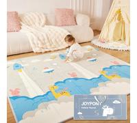 Baby Play Mat, Extra Large Foldable Play Mats for Babies and Toddlers, Waterproof & Anti-Slip Portable Baby Floor Mat for Tummy Time, Non Toxic Foam Play Mat for Floor Travel Bag