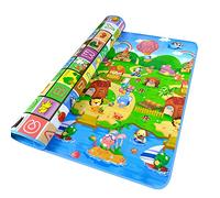 Baby Play Mat Large Playmat for Floor Play Farm Animals Waterproof Foldable Play Mat for Toddlers Crawling Mat for 6-12 Month Baby 180 * 120cm