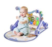 Baby Play Mat, Music Mat with Walker, Multifunctional Fine Motor Skills Toy, Interactive Preschool Learning Activities for Boys Girls Home Use