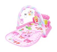 Baby Play Mat with Piano Gym Mat 0-1Baby Gym Activity with Music Light Baby Sensory Toy for Gift No Battery Style2