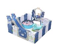 Baby Playpen Infant Activity Play Yard Children's Playpen Foldable Toddler Fence Indoor and Outdoor Baby Large Activity Center Playground Park for Kid with Anti-Collision Foam (B 20+2)