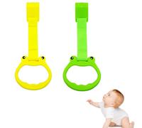 Baby Playpen Pull Up Rings,2PCS Baby Stand Up Dangling Pull Up Ring,Baby Crib Hanging Ring,Baby Cot Hand Rings for Your Baby’s Preliminary Learning Standing
